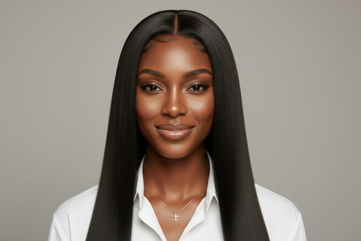 Raw Vietnamese straight wig 2x6 HD lace closure natural scalp South Africa