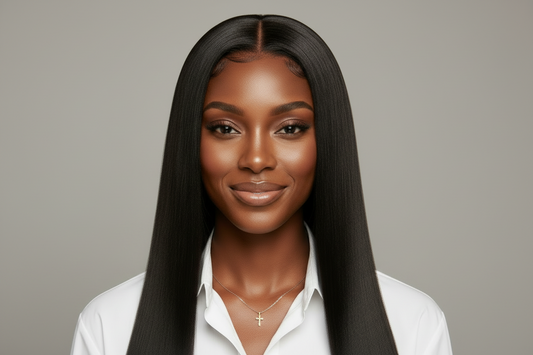 Raw Vietnamese straight wig 2x6 HD lace closure natural scalp South Africa by The House of Wigs
